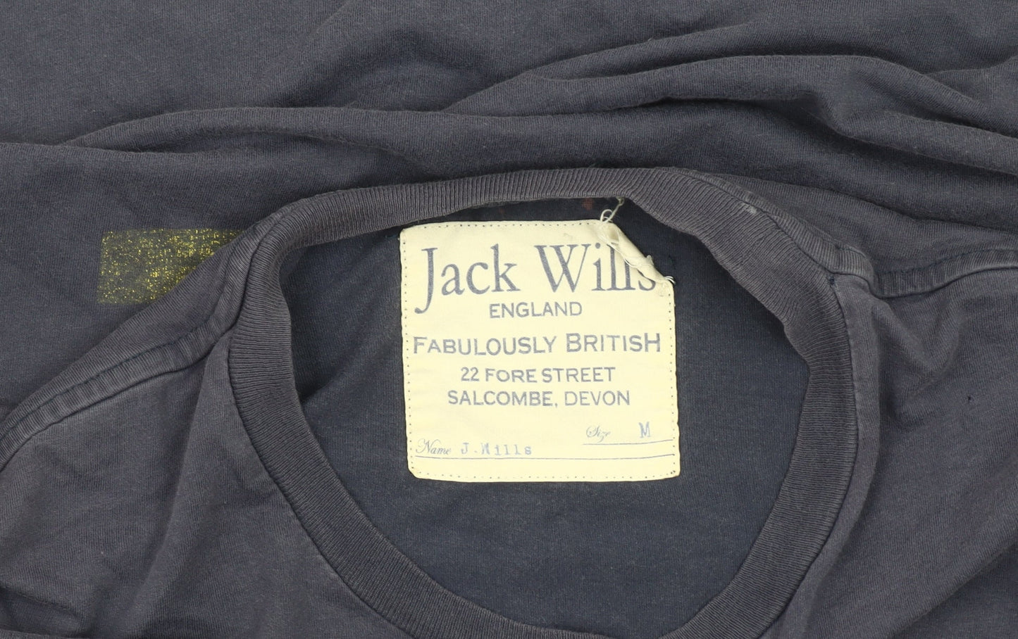 Jack Wills Men's Navy Graphic Print T-Shirt M