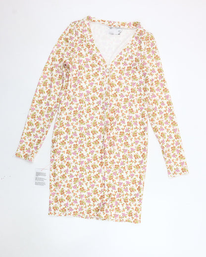 ASOS Women's Multicoloured Floral Shift Dress - Size 14