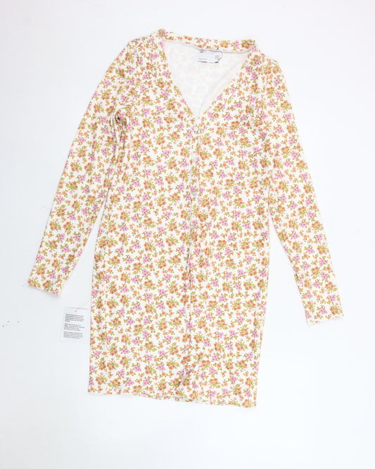 ASOS Women's Multicoloured Floral Shift Dress - Size 14