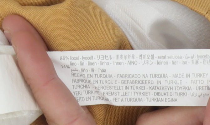 Zara Women's Yellow Blazer, Size 12, Double Breasted