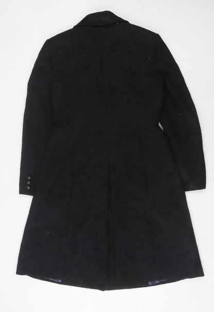 Womens UK Size 10 Betty Barclay Black Overcoat