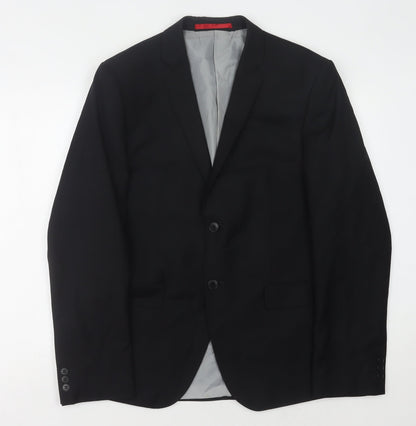 Mens UK Size 40 Marks and Spencer Regular Black Suit Jacket