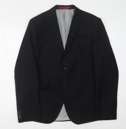 Mens UK Size 40 Marks and Spencer Regular Black Suit Jacket