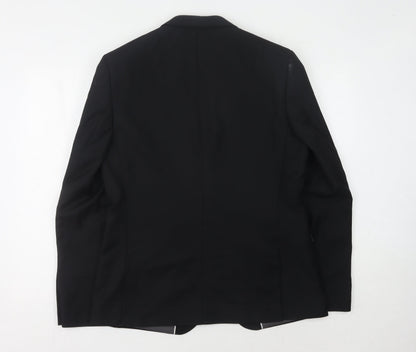 Mens UK Size 40 Marks and Spencer Regular Black Suit Jacket