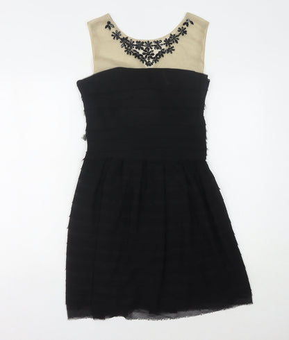 Jolie Moi Women's Black A-Line Dress, Size 10, Party