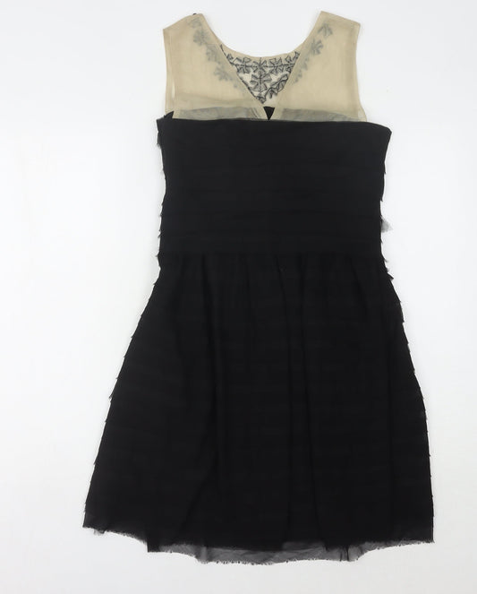 Jolie Moi Women's Black A-Line Dress, Size 10, Party