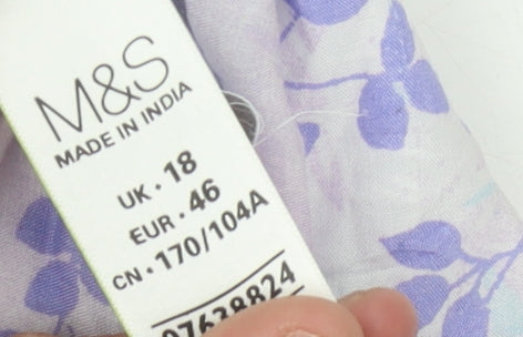 Womens UK Size 18 Marks and Spencer Multicoloured  Blouse