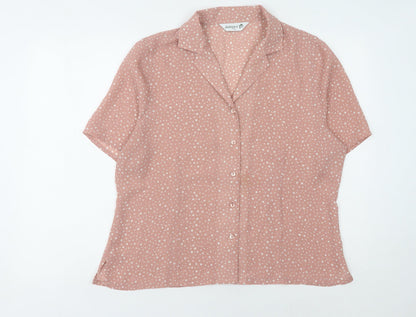 Womens UK Size 16 Jumper Pink  Blouse