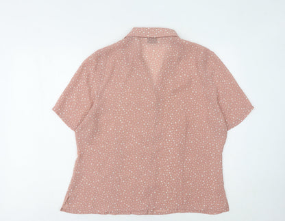 Womens UK Size 16 Jumper Pink  Blouse
