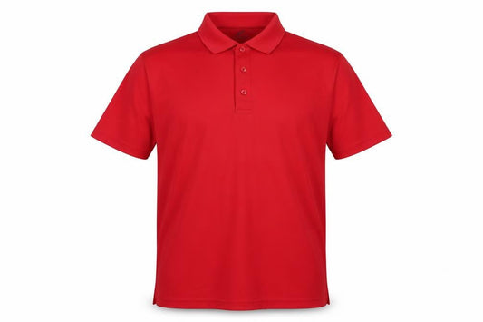 UltraClub Men's Red Polo Shirt Large