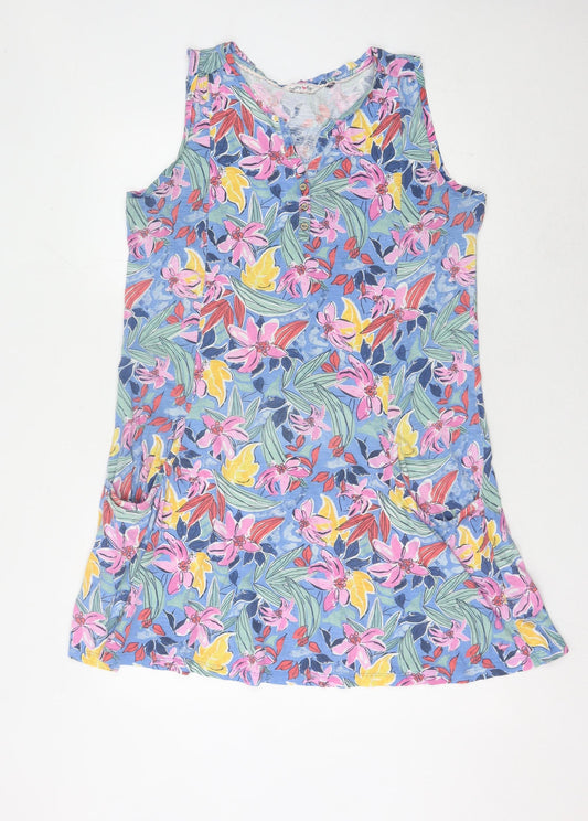 Country Rose Women's Multicoloured Floral Dress Size 12