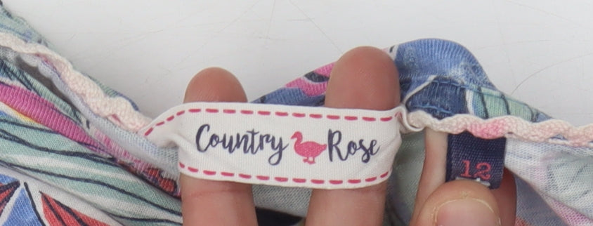 Country Rose Women's Multicoloured Floral Dress Size 12