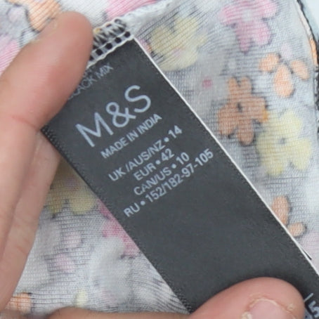 Womens UK Size UK 14 Marks and Spencer Multicoloured  T-Shirt