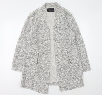 Womens UK Size 12 Stradivarius Grey Cardigan Jumper