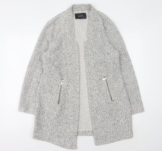 Womens UK Size 12 Stradivarius Grey Cardigan Jumper