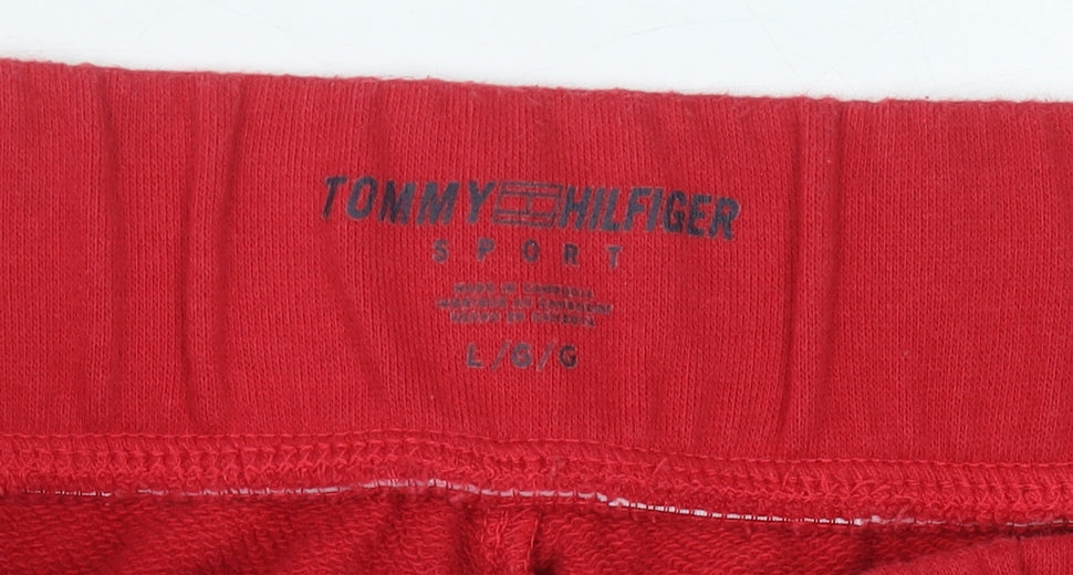 Tommy Hilfiger Men's Red Sweatpants L
