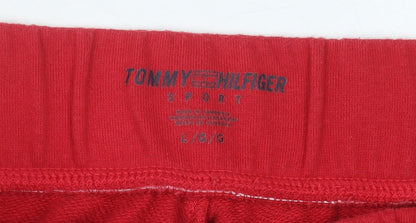 Tommy Hilfiger Men's Red Sweatpants L