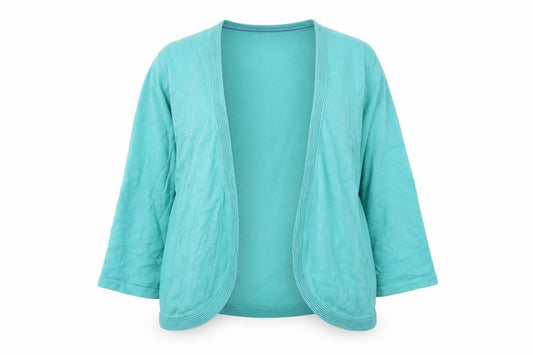 Womens UK Size L Bm Collection Green Cardigan Jumper
