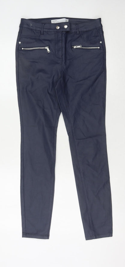 Next Women's Blue Skinny Trousers Size 10