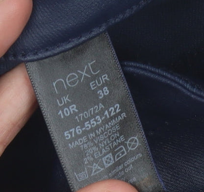 Next Women's Blue Skinny Trousers Size 10