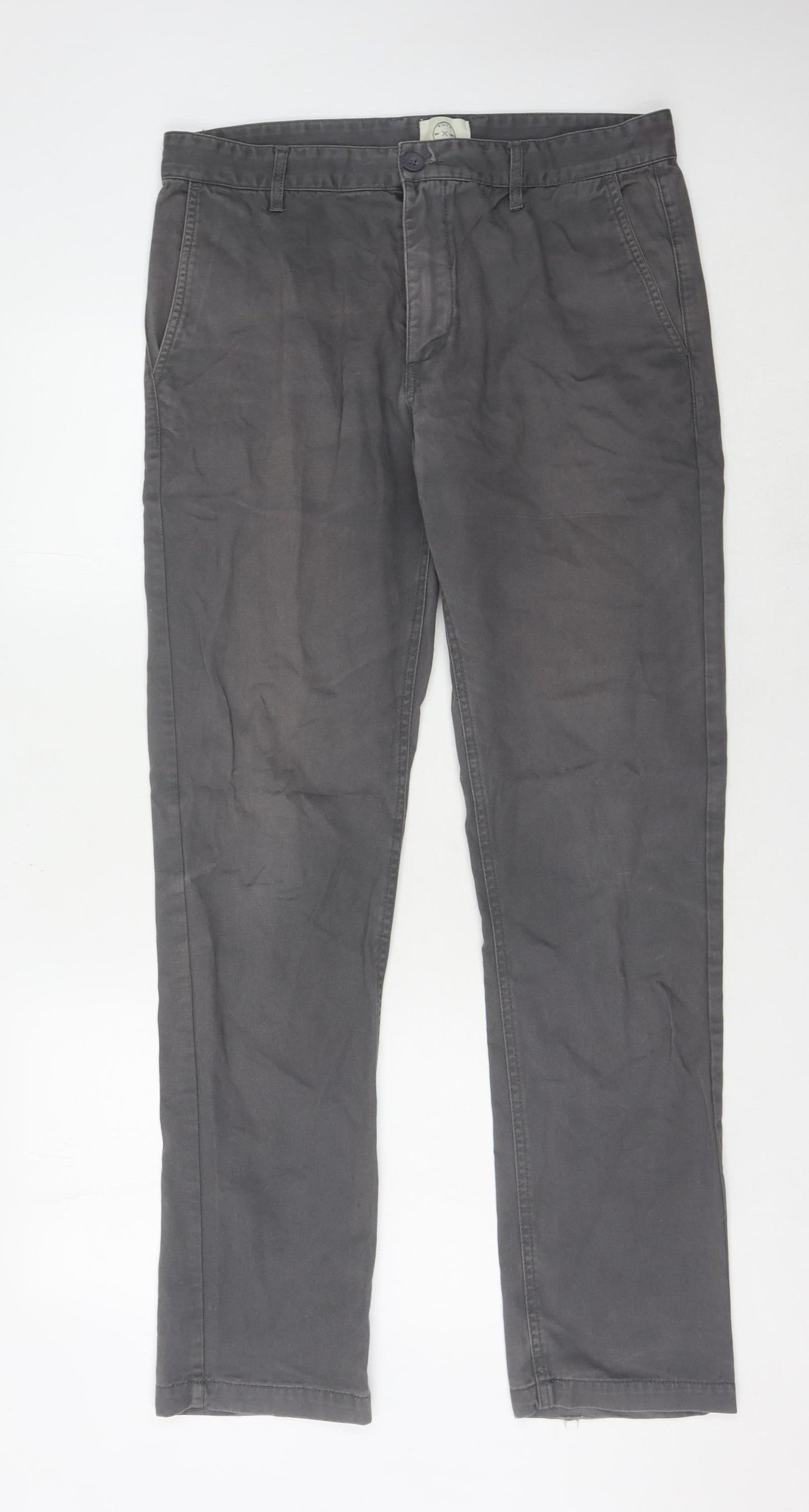 Mens UK Size 32 SUIT  Straight Grey Jeans