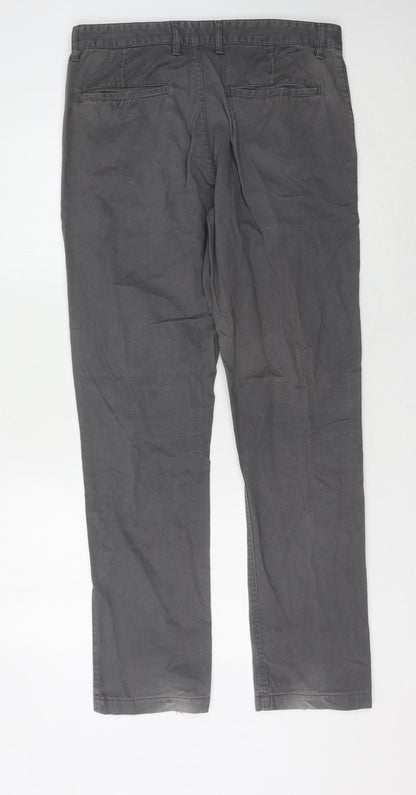 Mens UK Size 32 SUIT  Straight Grey Jeans