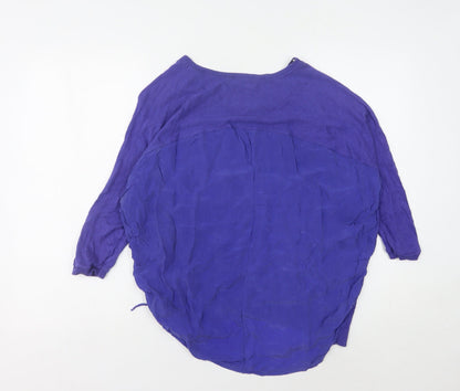 Womens UK Size S Marks and Spencer Purple Pullover Jumper
