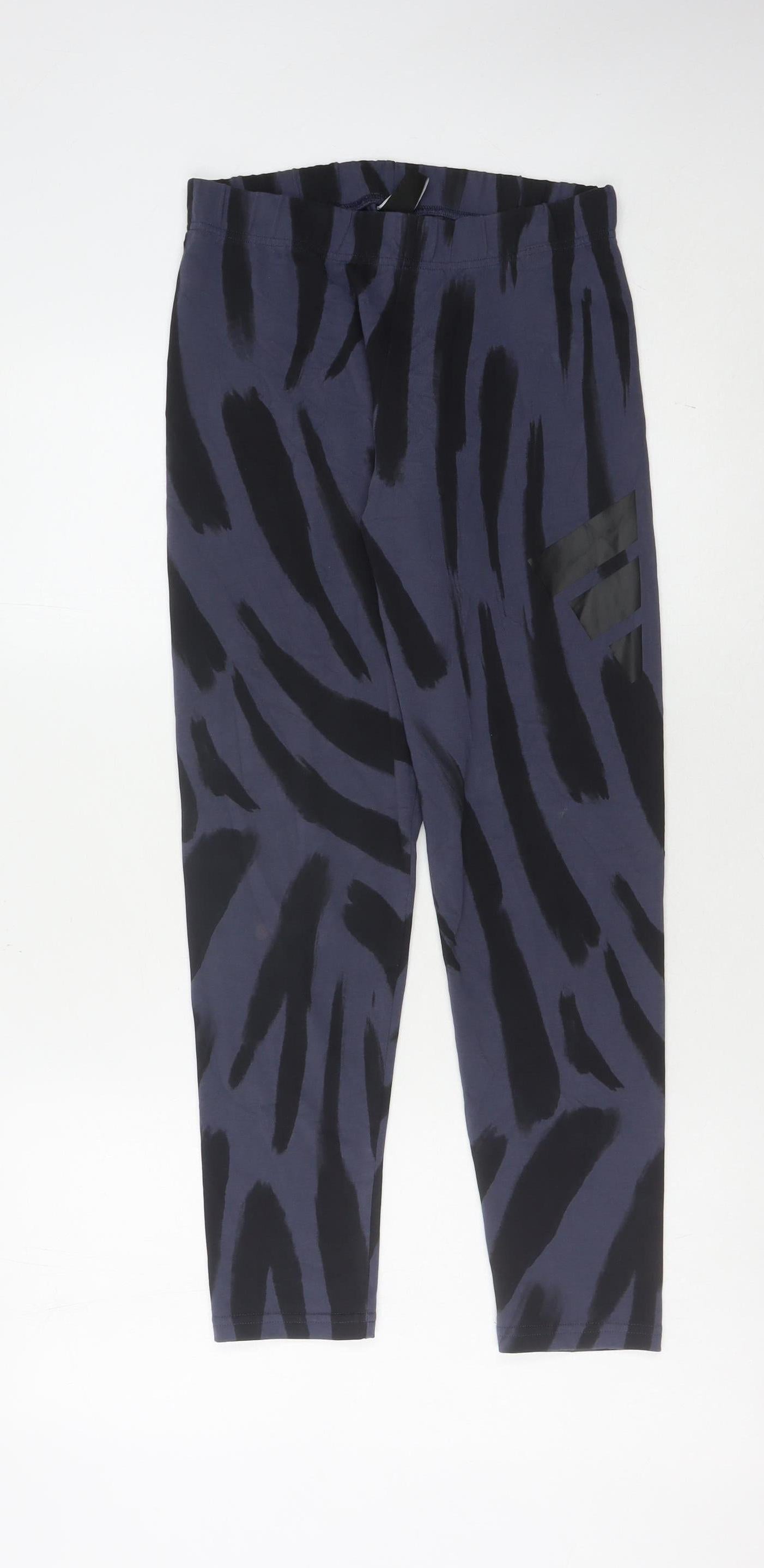 Womens UK Size 12-14 adidas  Ankle Blue Leggings