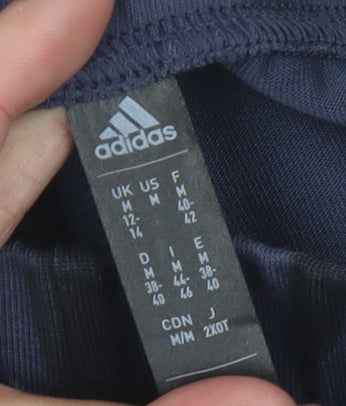 Womens UK Size 12-14 adidas  Ankle Blue Leggings