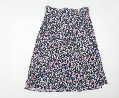 Laura Ashley Women's Floral Skirt Multicoloured Size 16