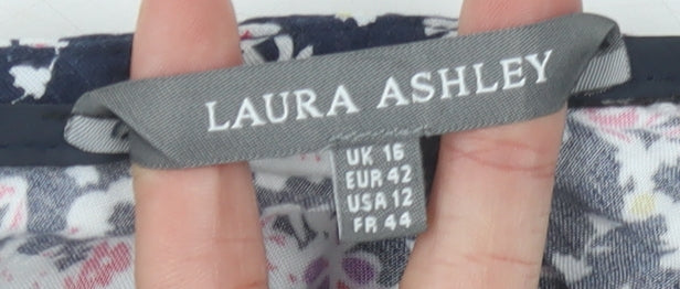 Laura Ashley Women's Floral Skirt Multicoloured Size 16