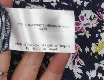 Laura Ashley Women's Floral Skirt Multicoloured Size 16