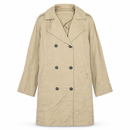 Womens UK Size 8 Topshop Beige Trench Coat
