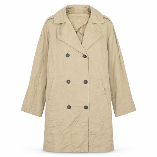 Womens UK Size 8 Topshop Beige Trench Coat