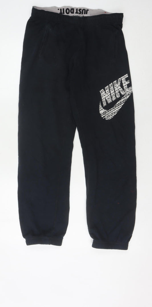 Nike Men's Black Jogger Trousers, S, Casual Style