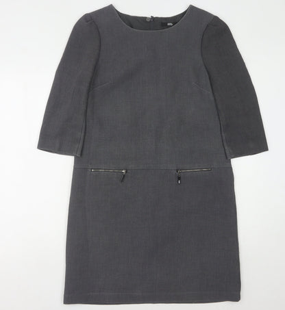 Marks and Spencer Women's Grey Sheath Dress Size 12