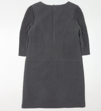 Marks and Spencer Women's Grey Sheath Dress Size 12