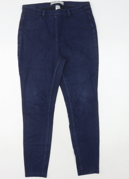 Next Women's Blue Skinny Jeans Size 14