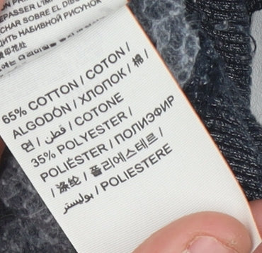 SuperDry Men's Grey Pullover Hoodie S - Vintage Style