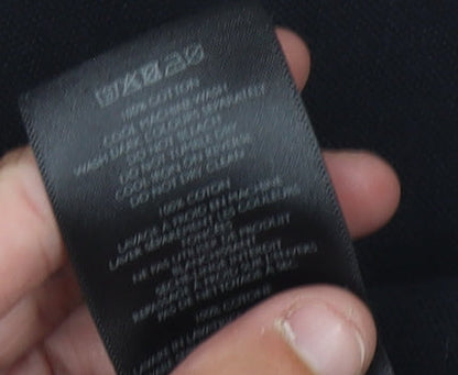 Pretty Green Men's Black Polo Shirt M Short Sleeve