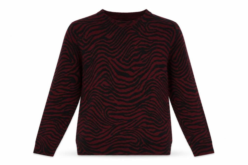 Womens UK Size 10 Marks and Spencer Burgundy Jumper Jumper