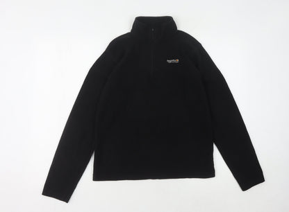Regatta Boys Black Fleece Sweatshirt Size L