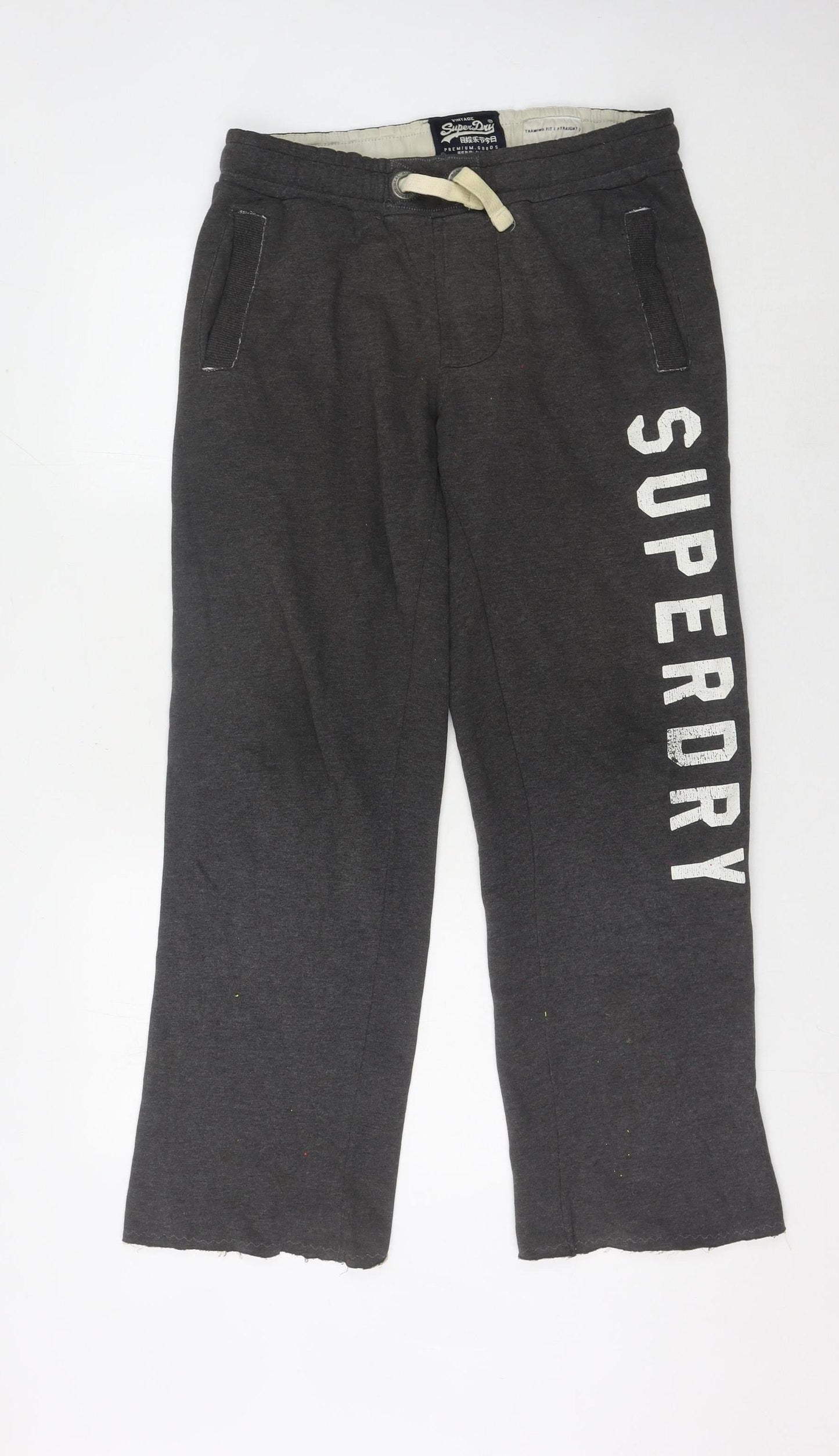 SuperDry Men's Grey Sweatpants S Casual Straight
