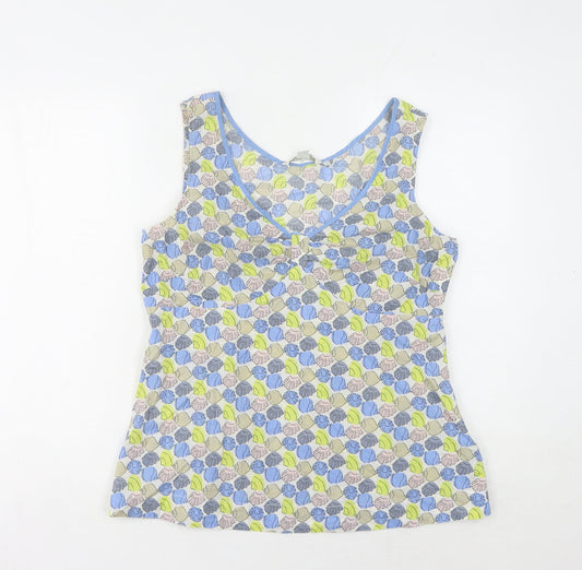 Boden Women's Multicoloured Floral Tank Top UK 14