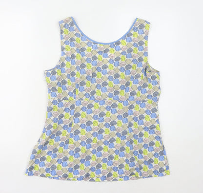 Boden Women's Multicoloured Floral Tank Top UK 14