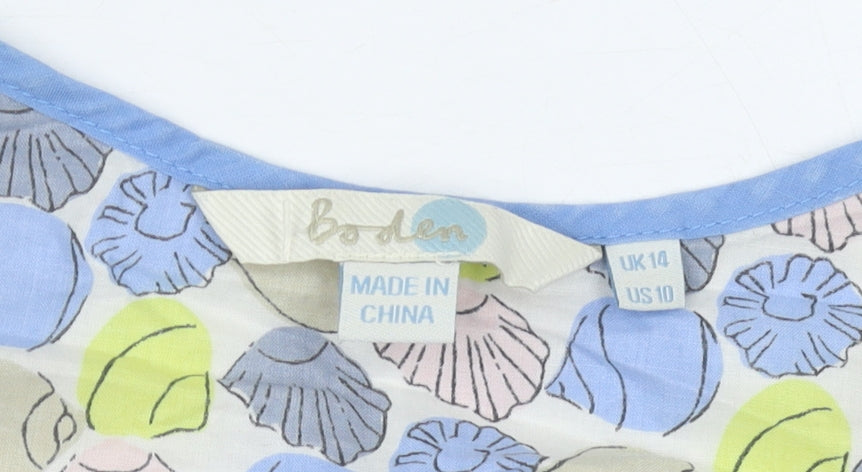 Boden Women's Multicoloured Floral Tank Top UK 14