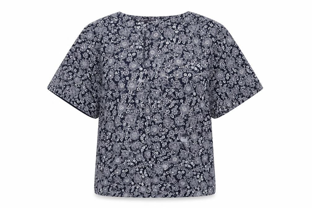 Womens UK Size 14 Marks and Spencer Blue Basic Blouse