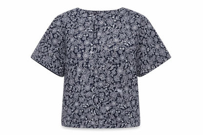 Womens UK Size 14 Marks and Spencer Blue Basic Blouse