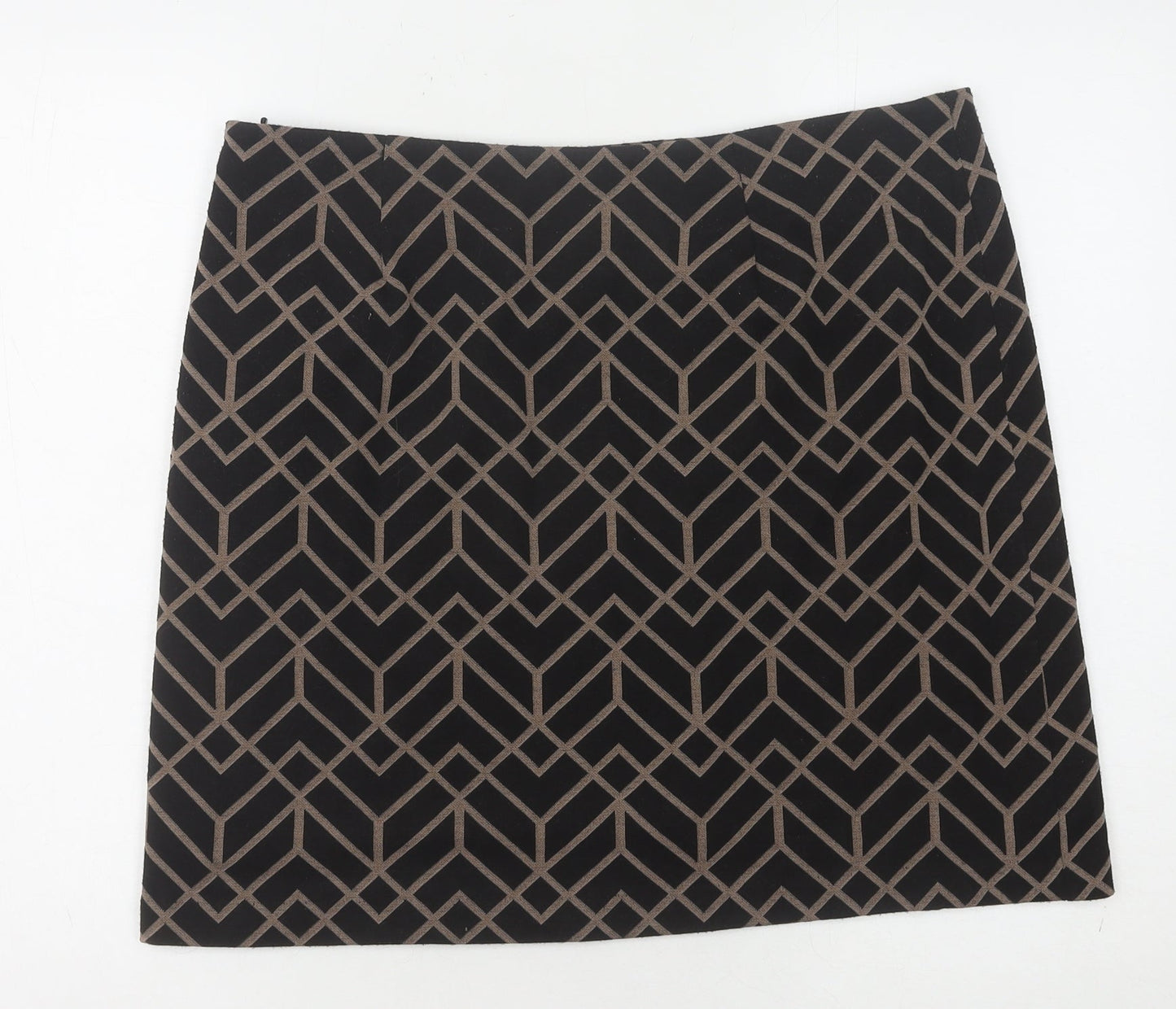 Womens UK Size 14 Wallis Straight & Pencil Velvet Skirt