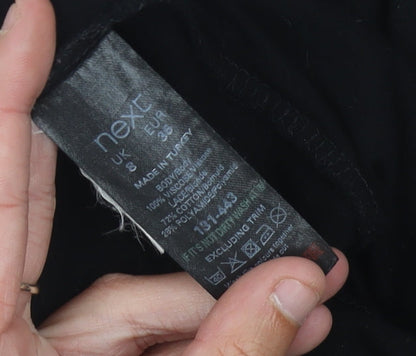 Next Women's Black Sleeveless Maxi Dress Size 8